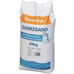 Sabbia di Quarzo per Pompe Filtro -  0,7-1,2 mm - 25 kg