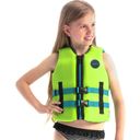 Dětská neoprenová plovací vesta - limetkově zelená