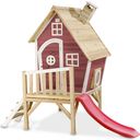 EXIT Toys Drvena kućica za igranje Fantasia 300 - Crvena