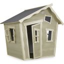 EXIT Toys Дървена къща за деца Crooky 100 - Grey-Beige