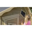 EXIT Toys Crooky 150 Wooden Playhouse - Grey-Beige