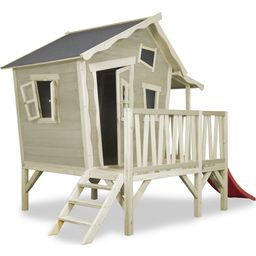 EXIT Toys Crooky 350 Wooden Playhouse - Grey-Beige
